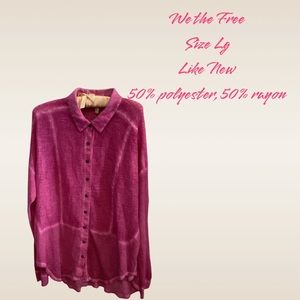 We the Free shirt, size Lg